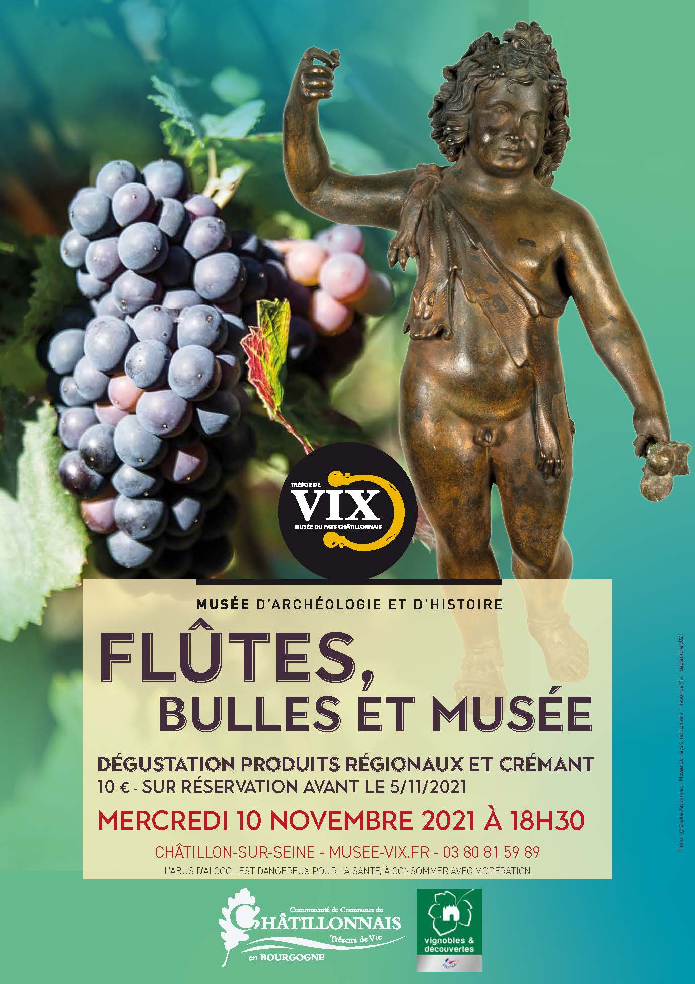 Flûtes, bulles et musée