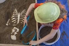 Atelier enfant, vacances, fouilles archéologiques