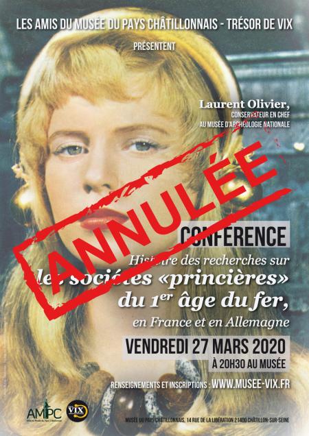 Conférence annulée