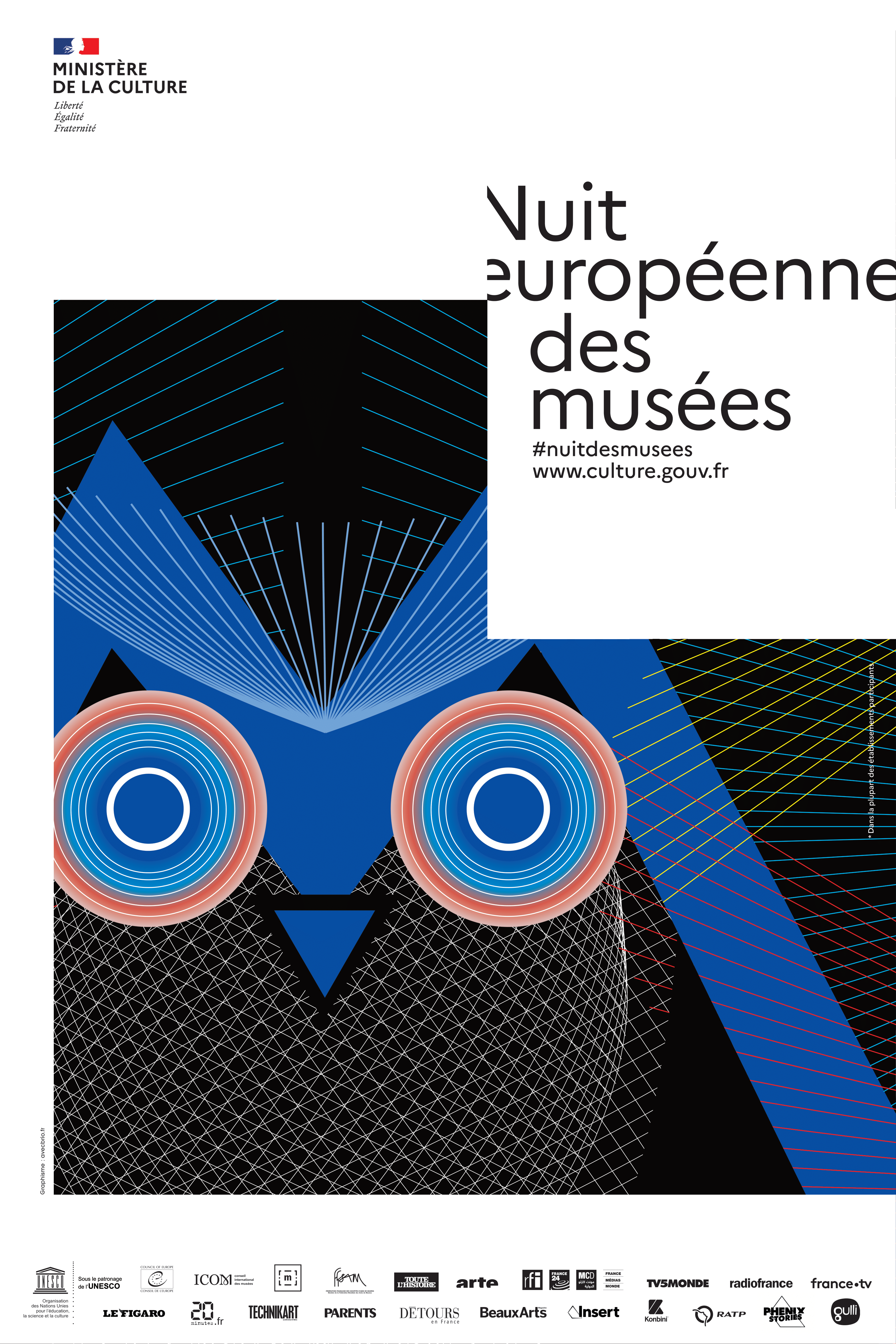 Affiche nuit des musée